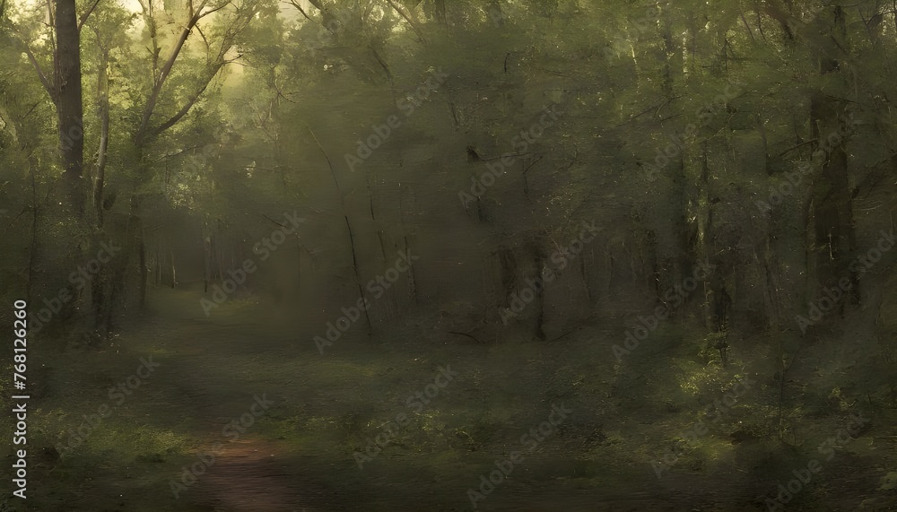 Fototapeta premium morning in the forest