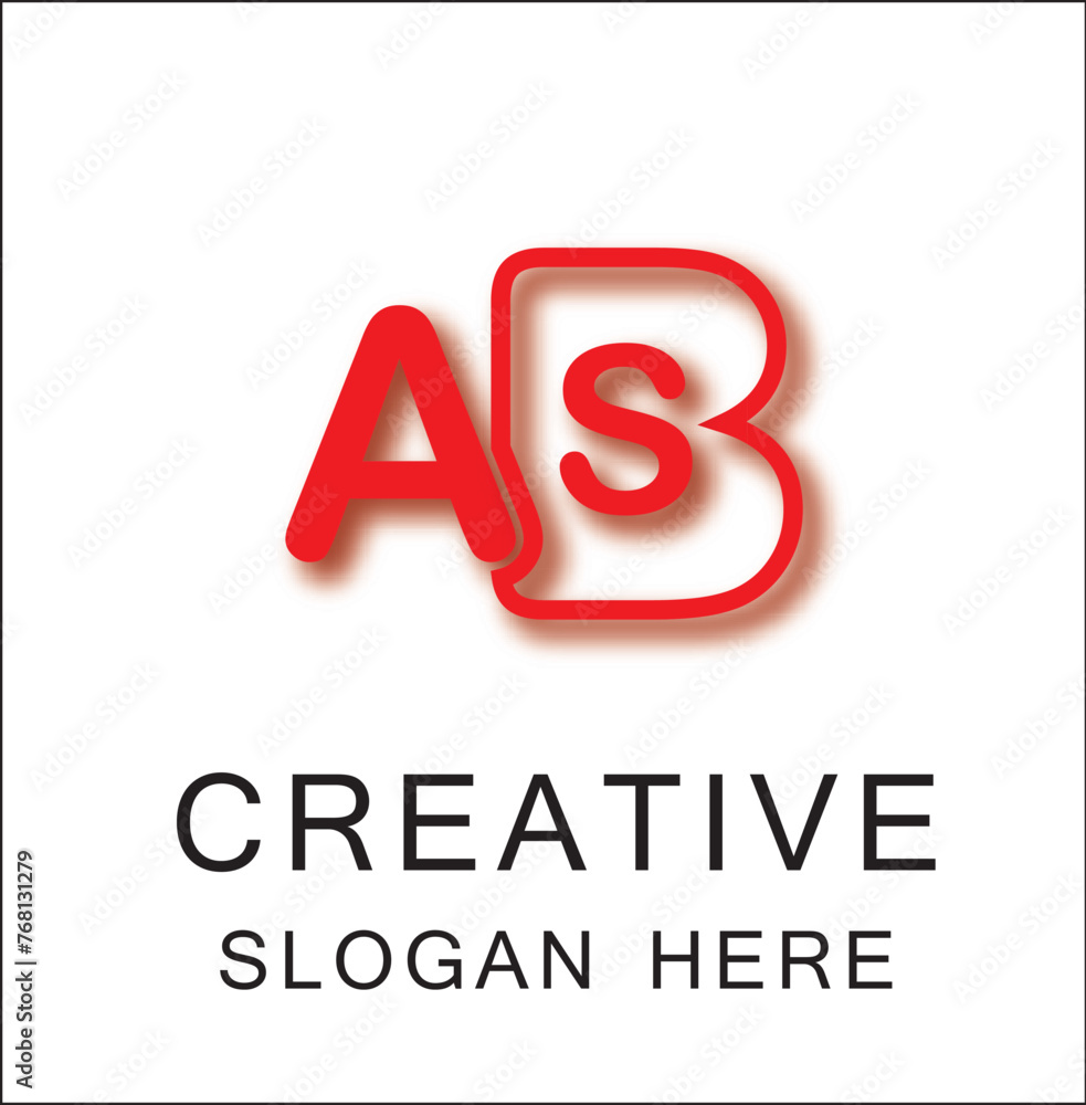 ABS Creative letter logo ABS Creative letter logo