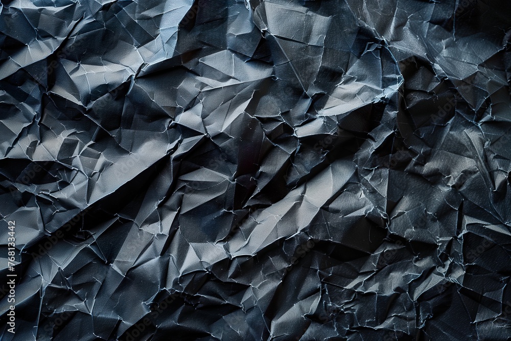 Crumpled craft paper texture image