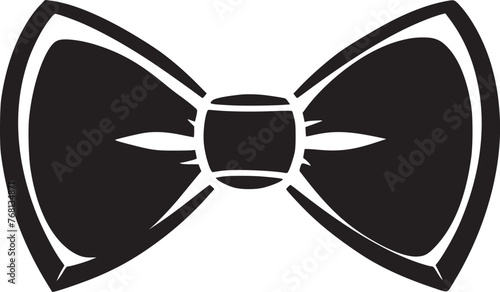 bow necktie icon vector symbol design illustration