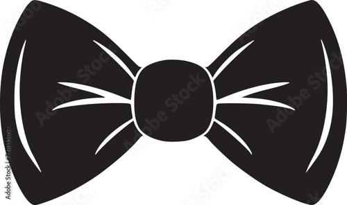 bow necktie icon vector symbol design illustration