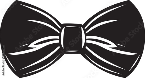 bow necktie icon vector symbol design illustration
