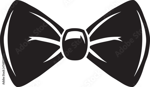 bow necktie icon vector symbol design illustration