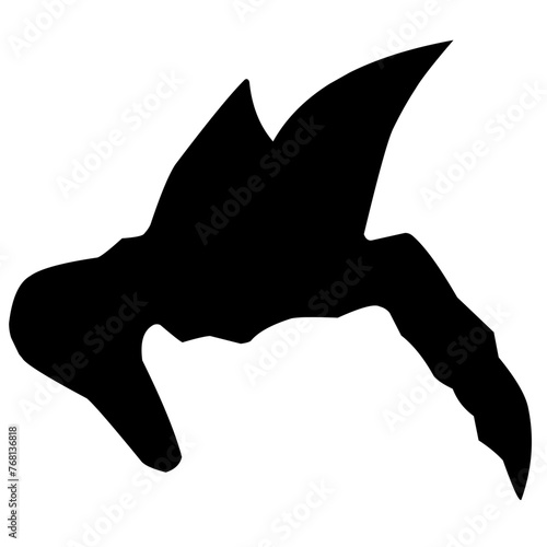 silhouettes of bats