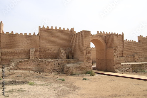 Photography The southern palace in the ruins of Babylon
