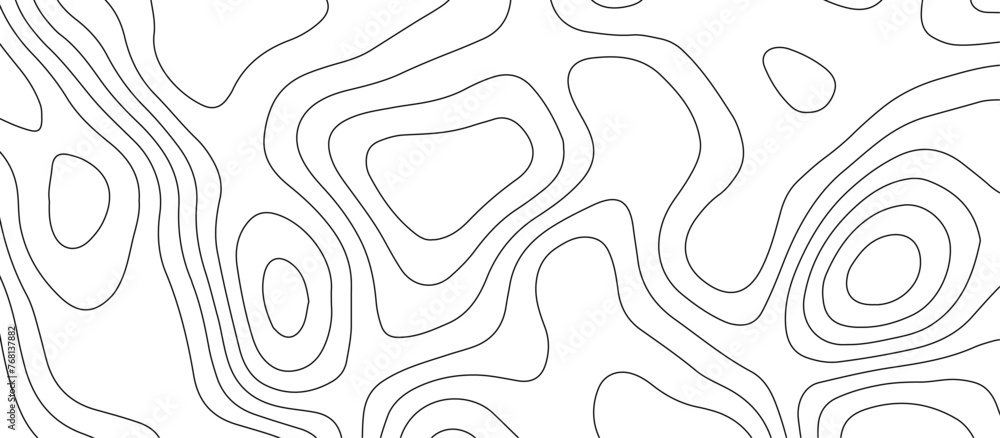 Abstract topographic map patterns, topography line map. The black on white contours topography stylized height of the lines. cotour map and line terrain path. Linear graphics. Vector illustration. Abstract topographic map patterns, topography line map. The black on white contours topography stylized height of the lines. cotour map and line terrain path. Linear graphics. Vector illustration.