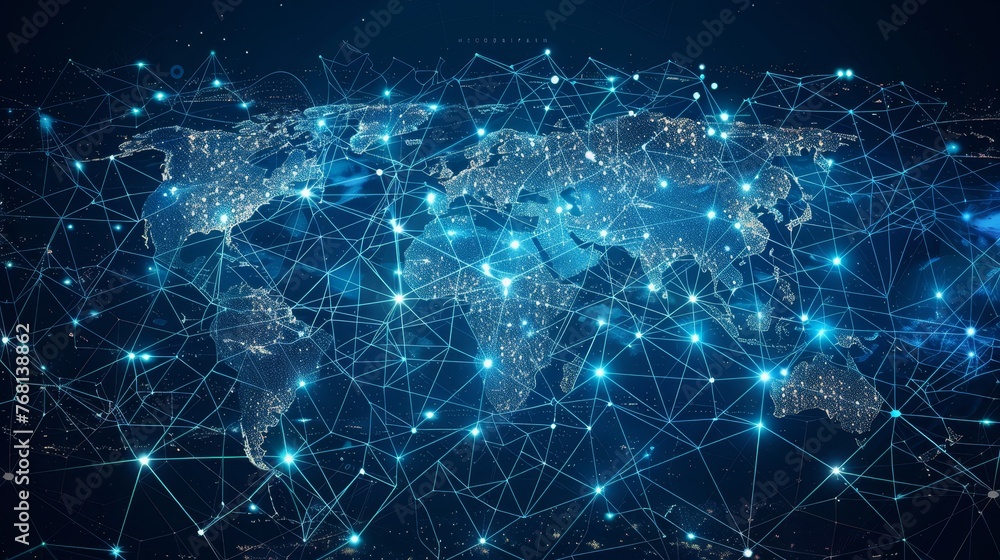 Connectivity: A global network map Connectivity: A global network map