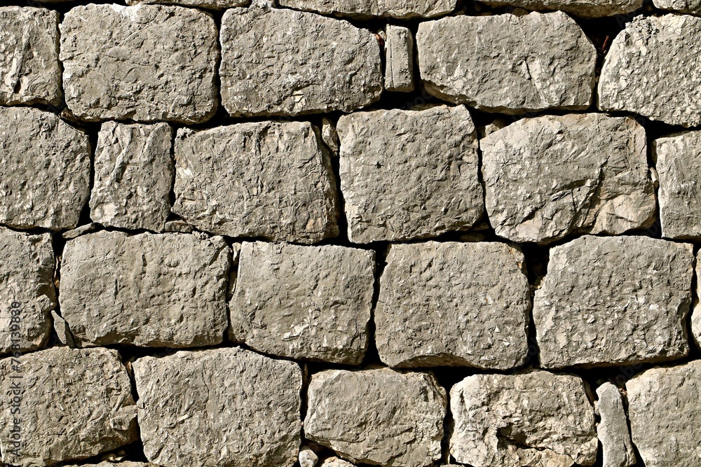 Background, texture of a wall made of stone Background, texture of a wall made of stone