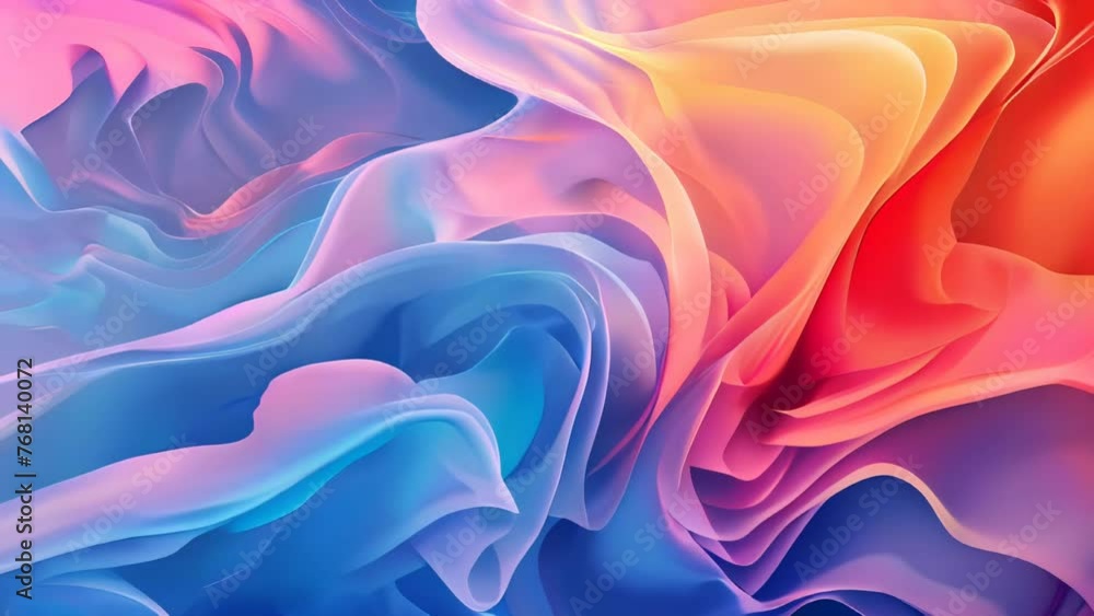 Abstract background with wavy lines in blue and pink colors. Vector illustration. Abstract background with wavy lines in blue and pink colors. Vector illustration.