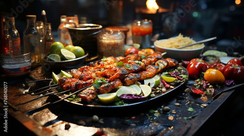 International Street Food: Culinary diversity from around the world. photo