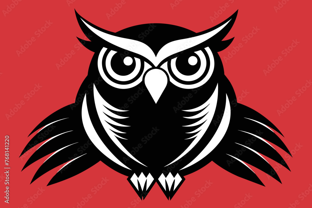 Fototapeta premium vector design of a Owl