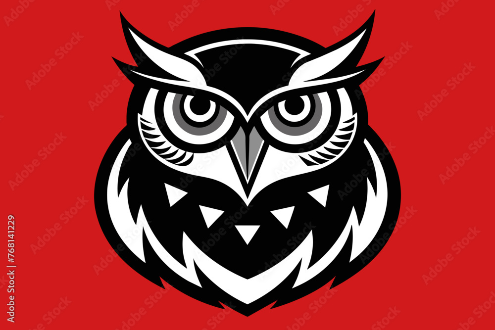 Fototapeta premium vector design of a Owl
