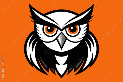 Fototapeta Naklejka Na Ścianę i Meble -  vector design of a  Owl