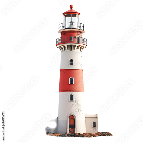 lighthouse on the rocks png
