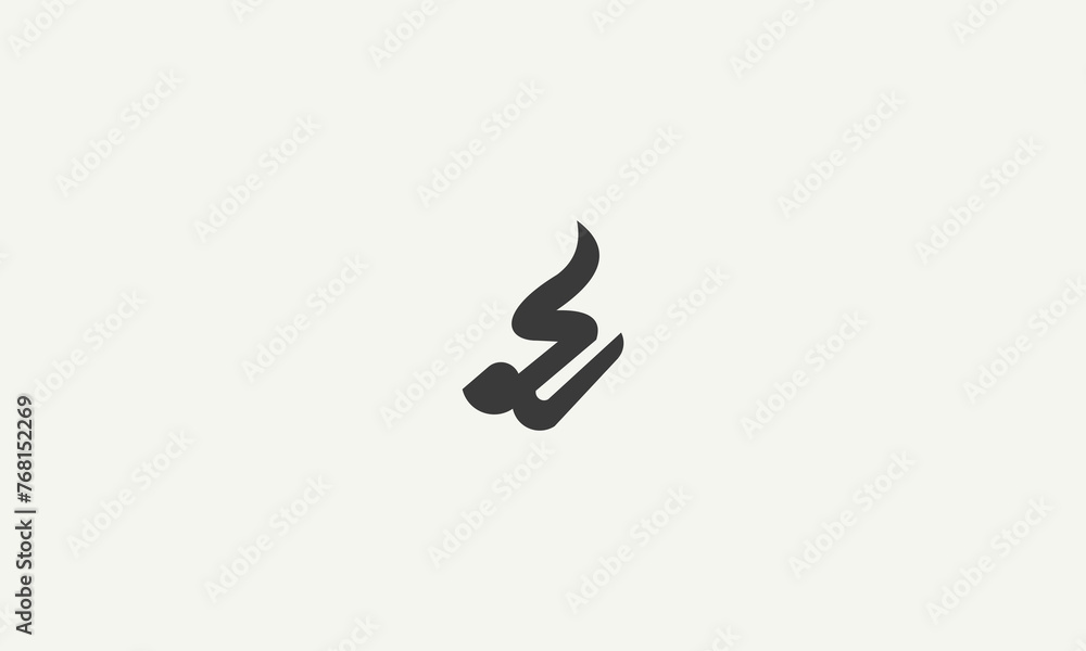 initial letter S monogram simple logo design vector illustration initial letter S monogram simple logo design vector illustration