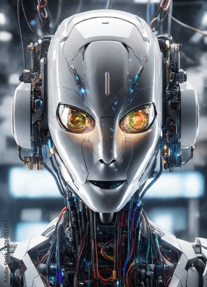 Fototapeta premium robot cyborg