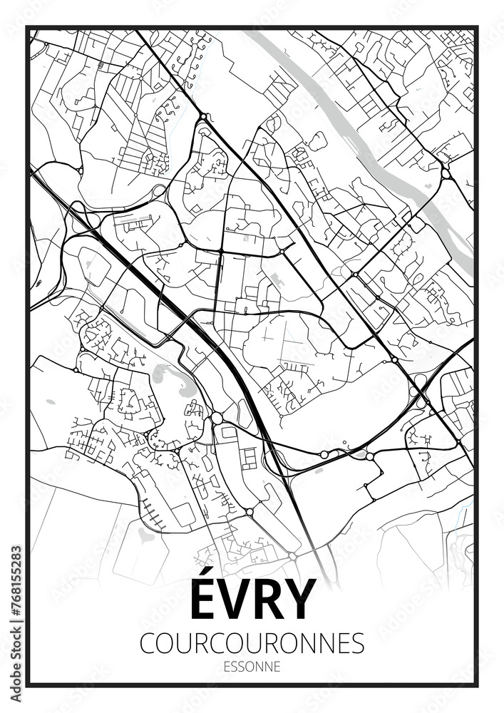Obraz premium Évry-Courcouronnes, Essonne