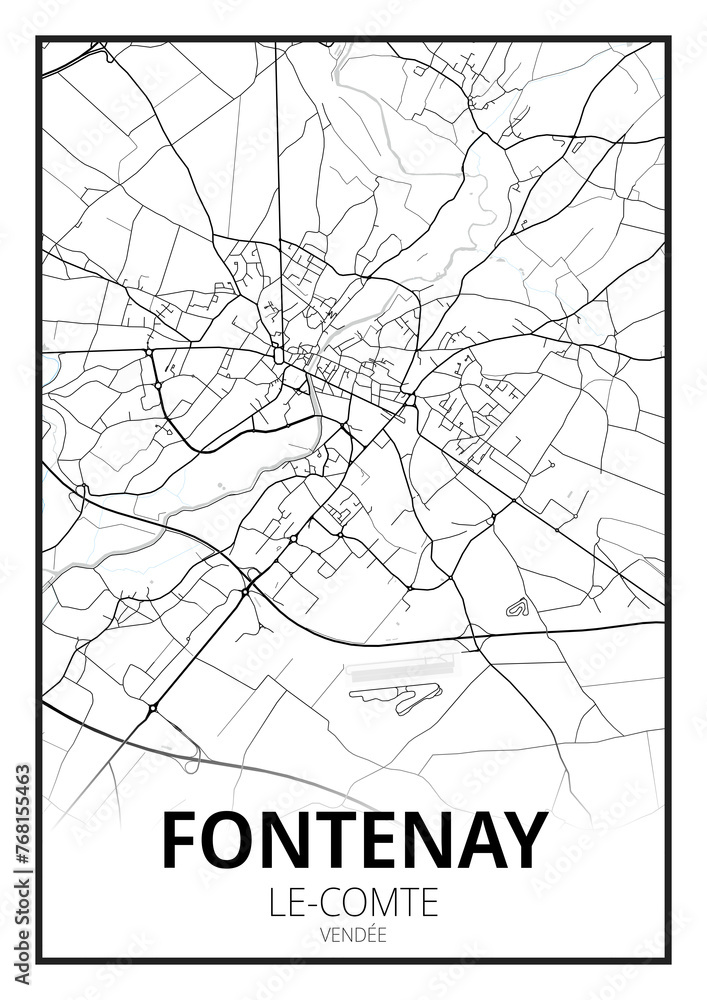 Obraz premium Fontenay-le-Comte, Vendée