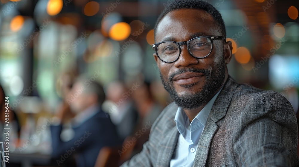 African American Male Entrepreneur On Board Of Directors In Corporate Office. African American Male Entrepreneur On Board Of Directors In Corporate Office.