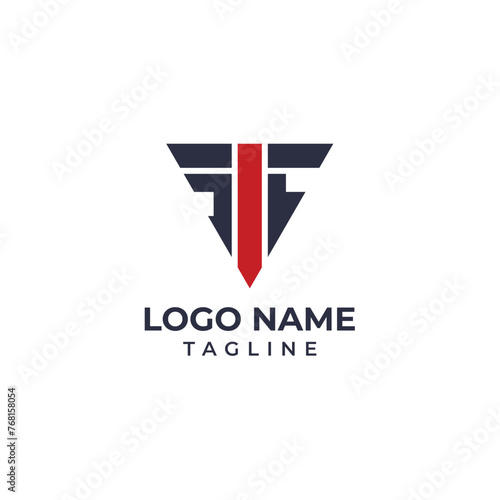 Free Download Initial letter TFC triangle logo template design. Vector illustrations - GFXLoad