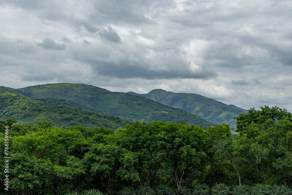 Hills in La Caldera in the province of Salta.