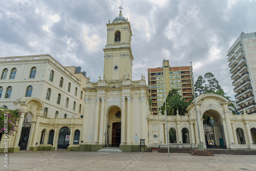 Cathedral Basilica of the Holy Savior in San Salvador de JuJuy. photo