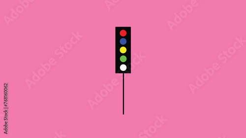 example of a traffic light image,This is a traffic sign,Warning Sign traffic light road traffic symbol.