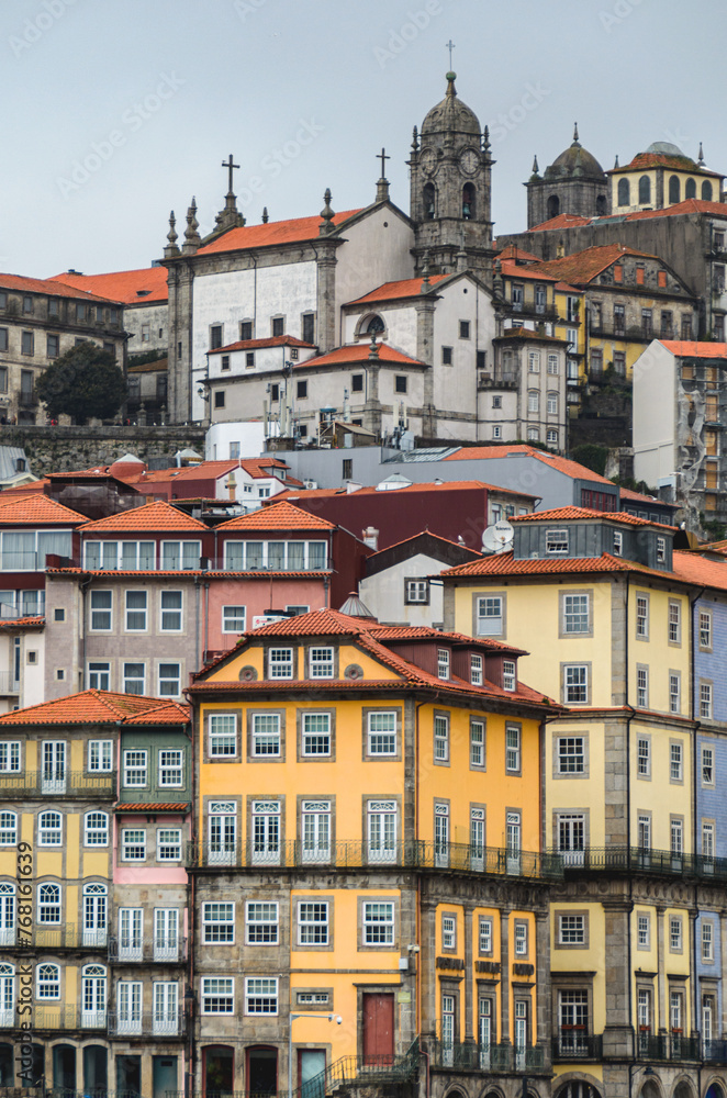 Fachadas da cidade do Porto
