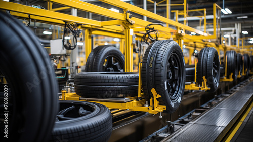 truck tires in the factory © Zahoor