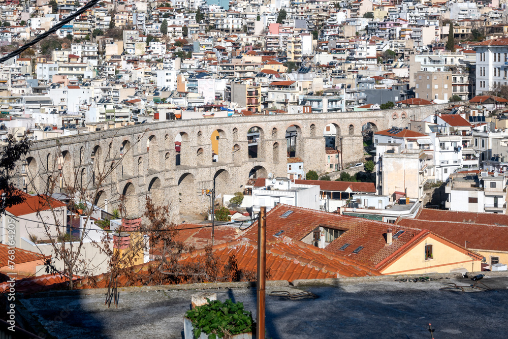 The Old town of city of Kavala, Greece