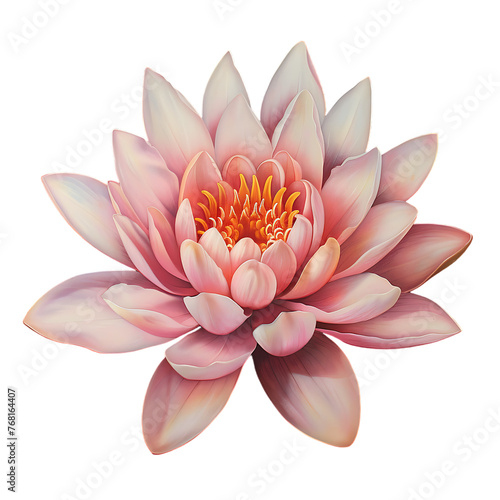 Pink water lily.