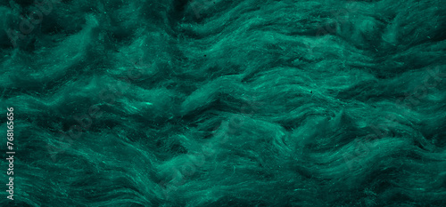 Fototapeta Naklejka Na Ścianę i Meble -  blue mineral wool with a visible texture