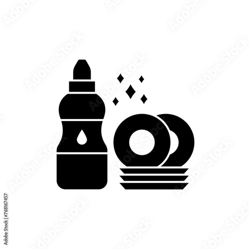 dish soap concept line icon. Simple element illustration. dish soap concept outline symbol design.