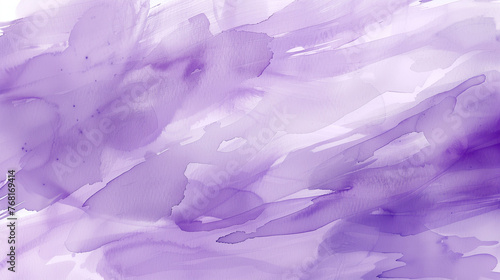 Soft Purple Watercolor Texture  Lavender Brush Strokes  Artistic Abstract Painting