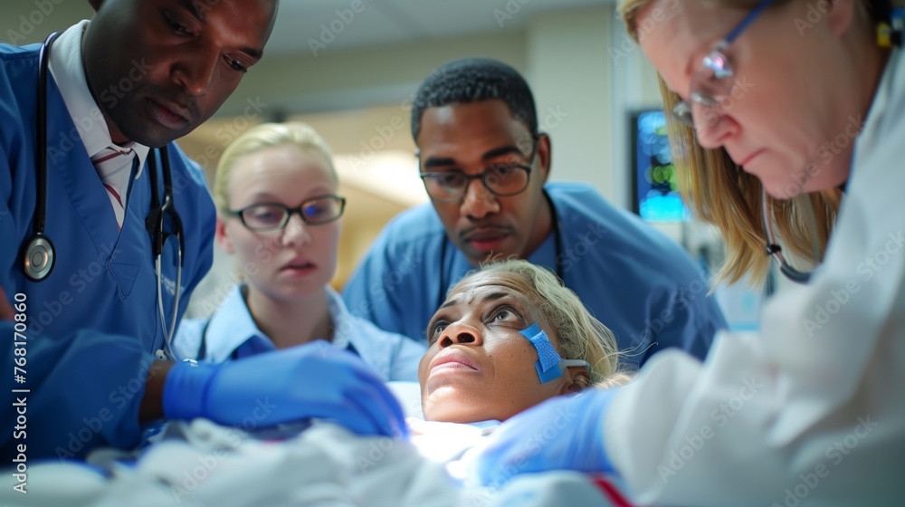 Doctors Examining Patient Doctors Examining Patient
