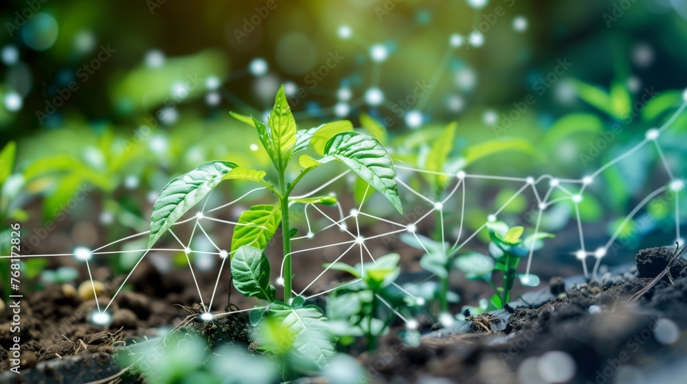 Close-Up of Plant Growing in Dirt