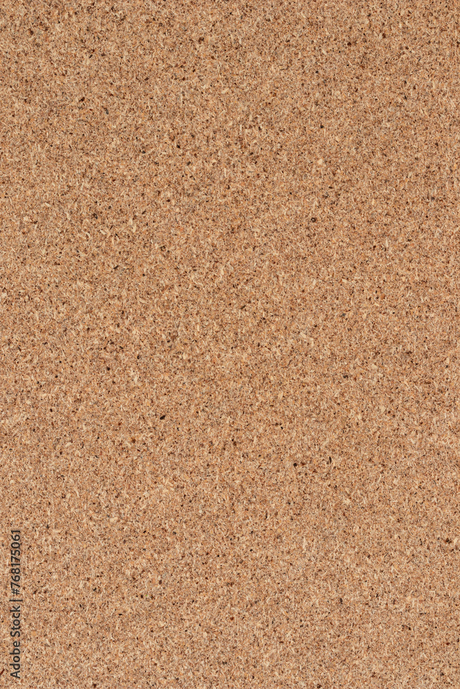 Fototapeta premium Brown textured cork board background. Textured wooden background. Vertical cork board with copy space.