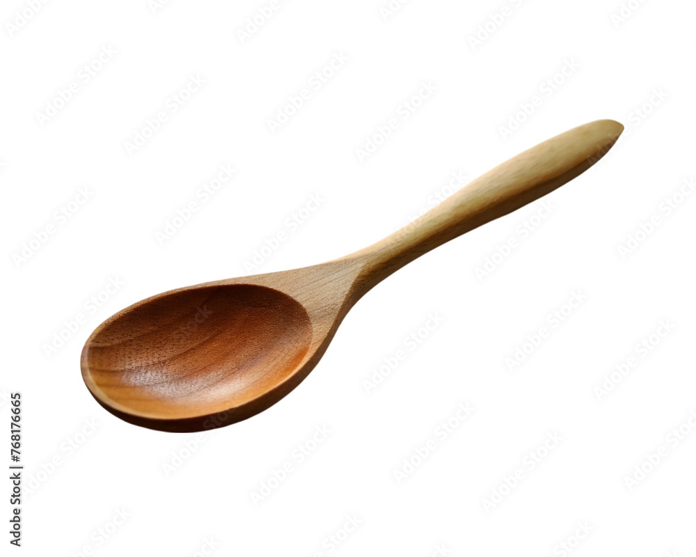 Empty wooden spoon. isolated on transparent background. Empty wooden spoon. isolated on transparent background.