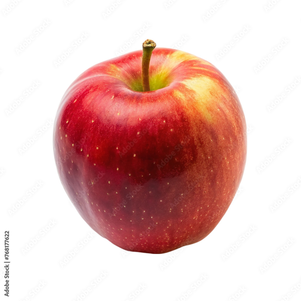 Ripe red apple. isolated on transparent background. Ripe red apple. isolated on transparent background.