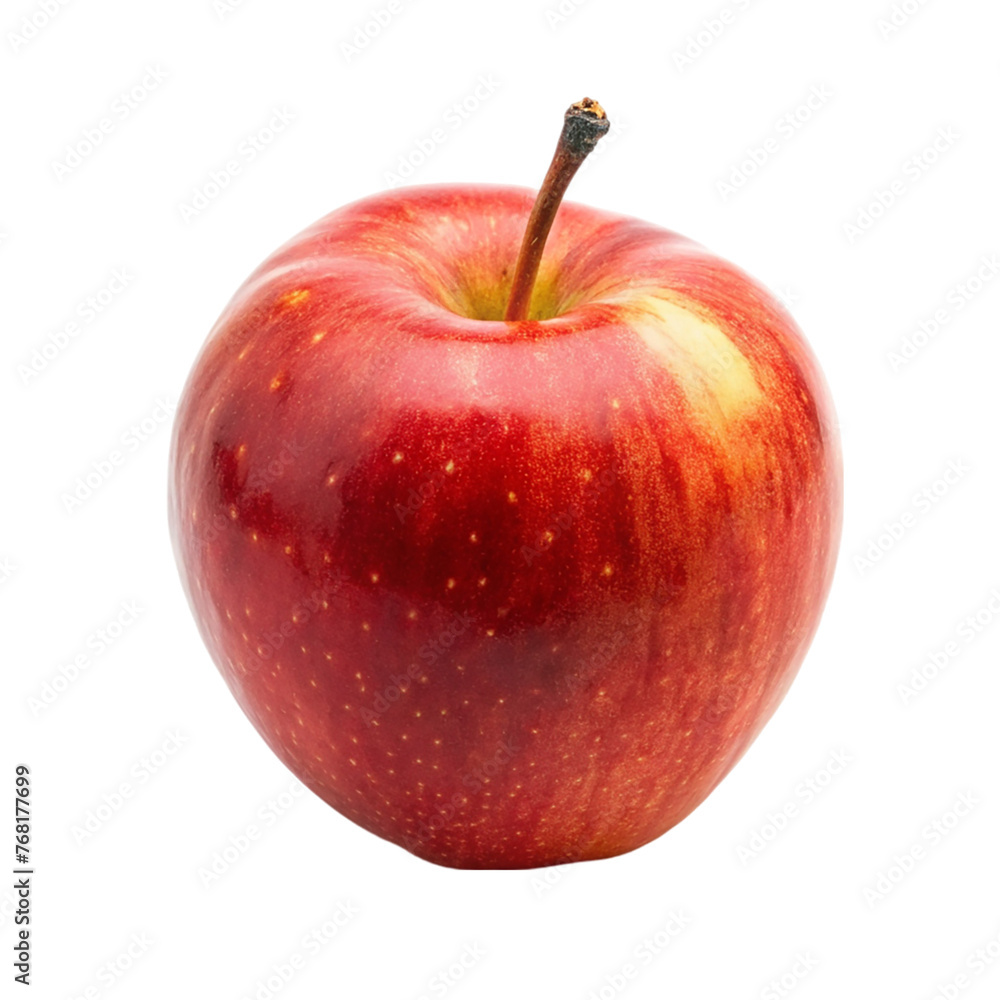 Ripe red apple. isolated on transparent background. Ripe red apple. isolated on transparent background.