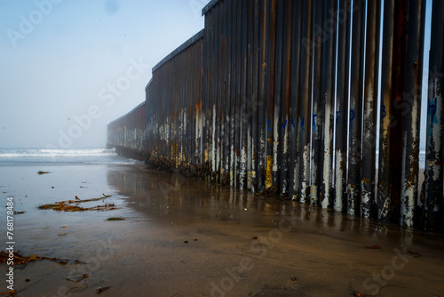 Tijuana Border wall.