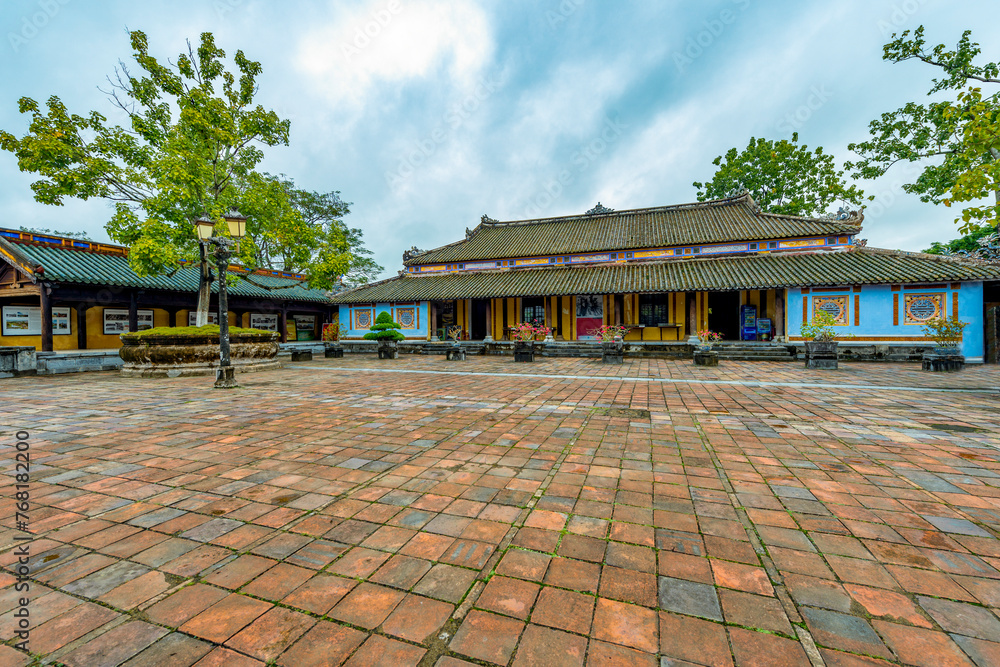 Hue - Vietnam. December 08, 2015. Imperial Enclosure Top choice historic site in Hue, Vietnam. Hue - Vietnam. December 08, 2015. Imperial Enclosure Top choice historic site in Hue, Vietnam.