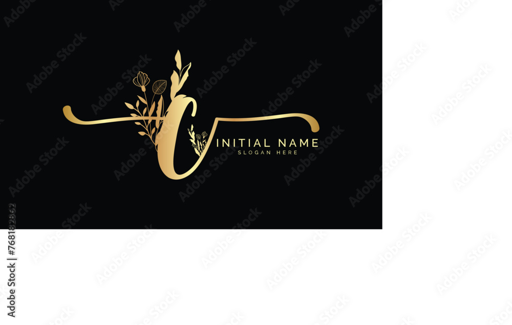 Obraz premium Handwriting logo signature logo Photography logo Design template 