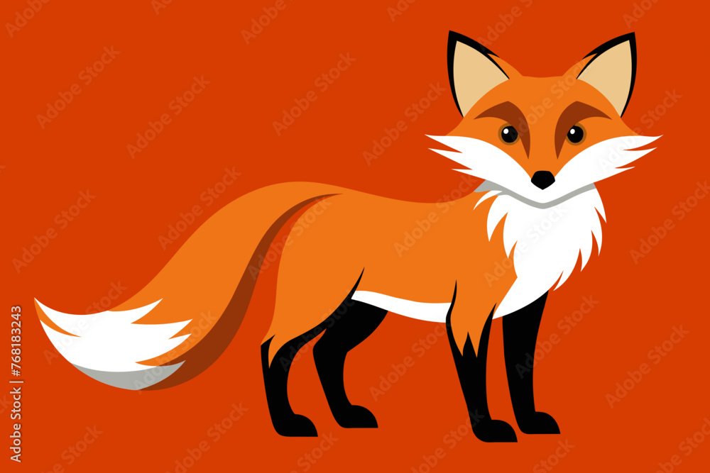 Fototapeta premium Vector design of a Fox