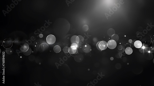 Elegant silver bokeh background. photo