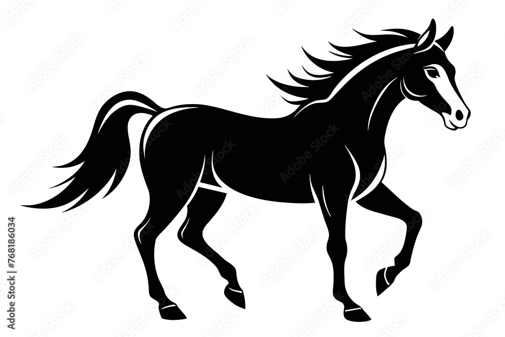 Vector Design of a horse 