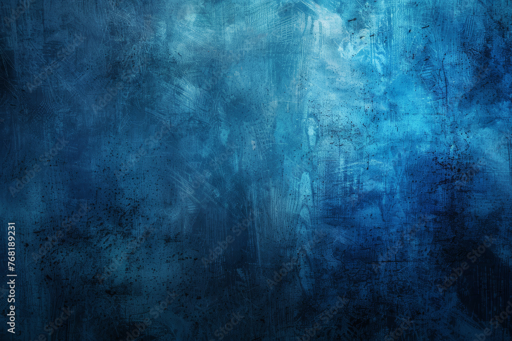 Fototapeta premium Blue Grunge Texture, Abstract Background for Copy
