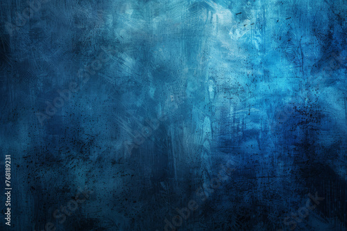 Blue Grunge Texture, Abstract Background for Copy
