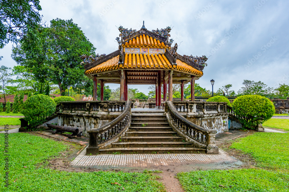 Hue - Vietnam. December 08, 2015. Imperial Enclosure Top choice historic site in Hue, Vietnam. Hue - Vietnam. December 08, 2015. Imperial Enclosure Top choice historic site in Hue, Vietnam.