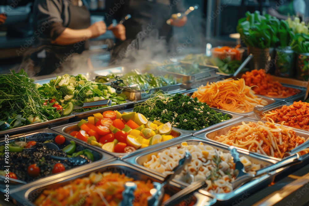 Obraz premium Street food for poor people